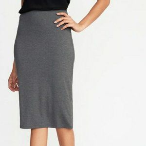 Old Navy heathered gray jersey knit skirt